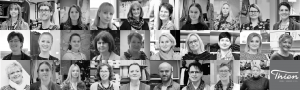 a collage of several people